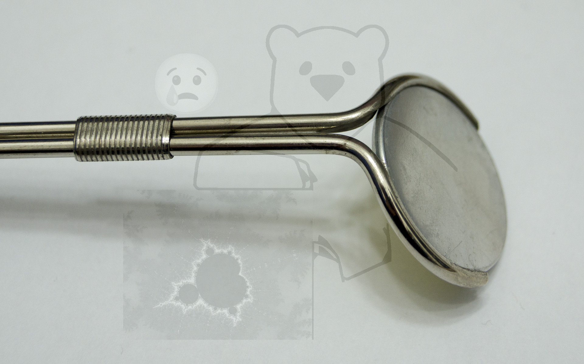 Detailansicht Röntgenspiegel, Rückansicht